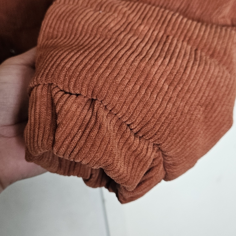 Say What? Rust Corduroy Puffer Jacket - Picture 4 of 4